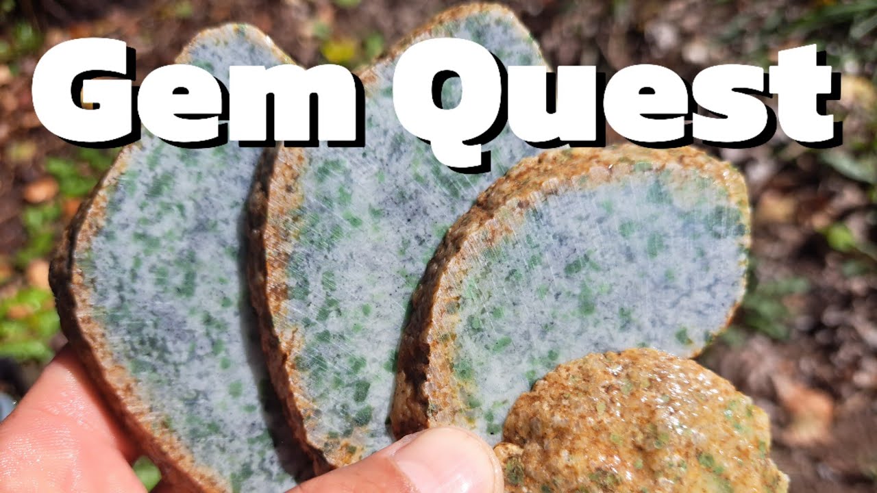 Find and Cut Gemstones with Me!!! Enjoy the Sound of the river.