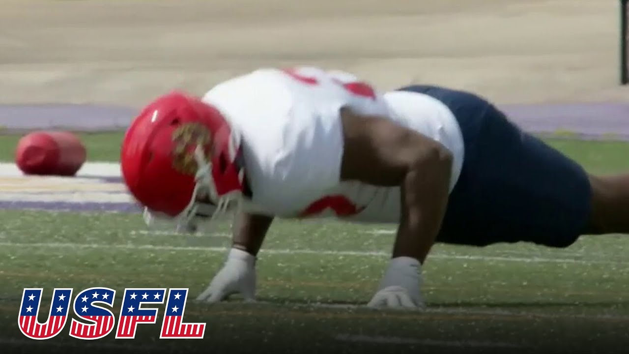 Take an inside look at day one of practices as the USFL officially begins