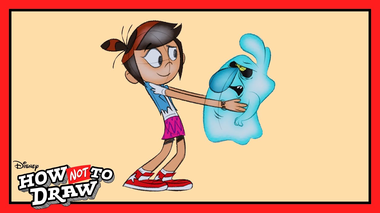 Scratch Comes to Life  🖌 | The Ghost and Molly McGee | How NOT to Draw | @disneychannelanimation