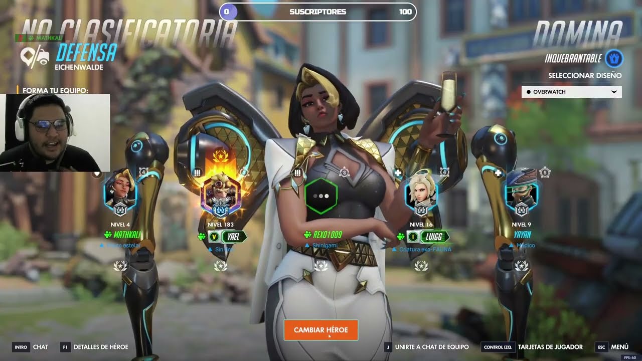 DOMINA es muy buen TANQUE💥 I OVERWATCH