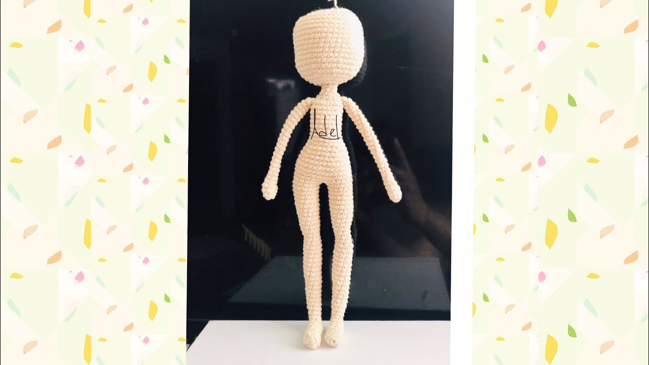 Parte 2 de la muñeca Base  para tejer a ladybug: COMO TEJER LOS PIES