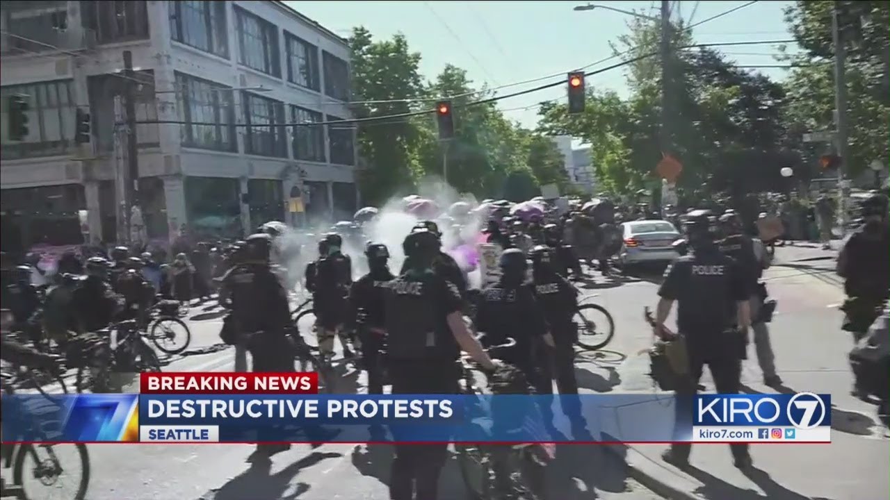 VIDEO: Seattle protests Saturday turn violent