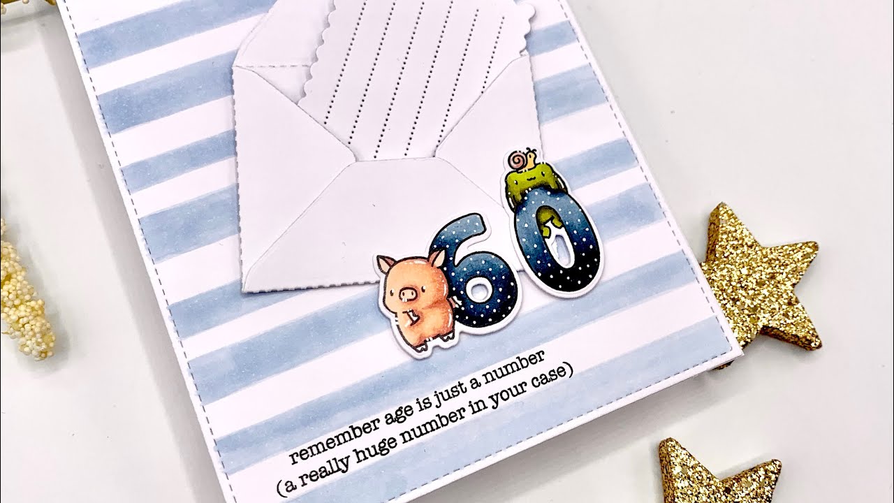 BIRTHDAY CARD: Mama Elephant - Counting Left, Counting Right & Pocket Envie