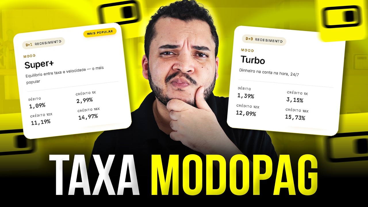 Taxa MODOPAG - Plano de Taxa Modo SUPER+, PRO e REGULAR 2026