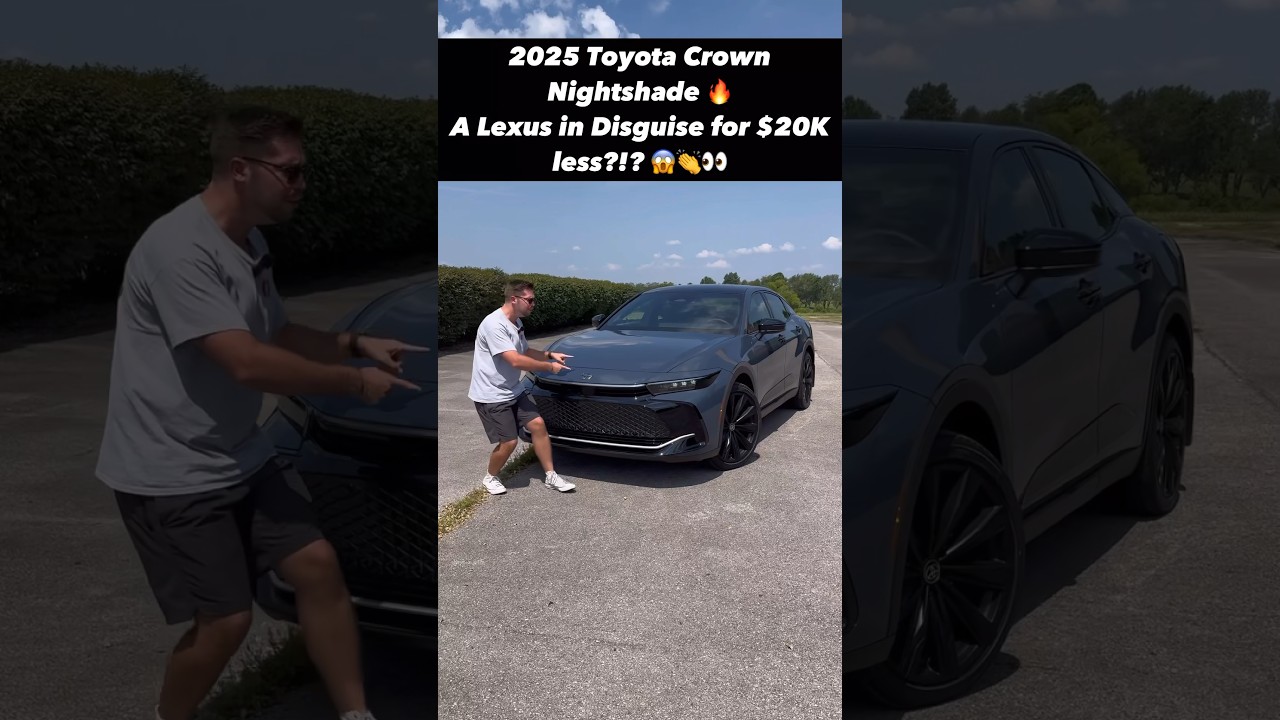 Five Reasons the 2025 Toyota Crown Sedan is a Lexus for $20k Less!