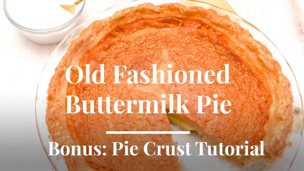 The Secret to Perfect Old Fashioned Buttermilk Pie | Chef Lorious