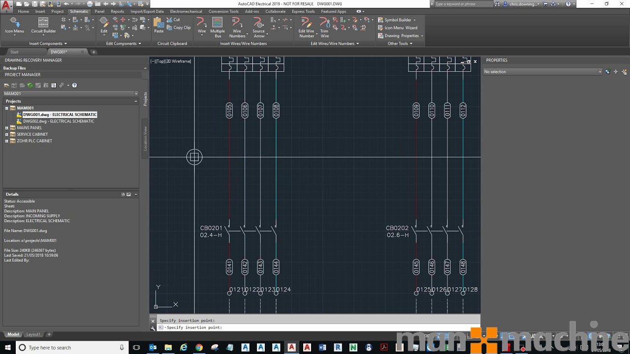 Создать электрический символ в AutoCAD
