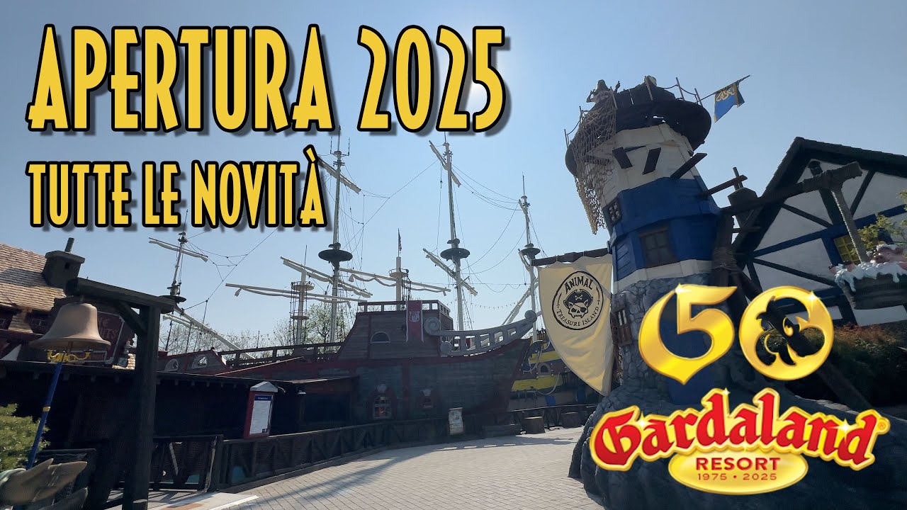 50 ANNI di GARDALAND - APERTURA 2025 e TUTTE le NOVITÀ