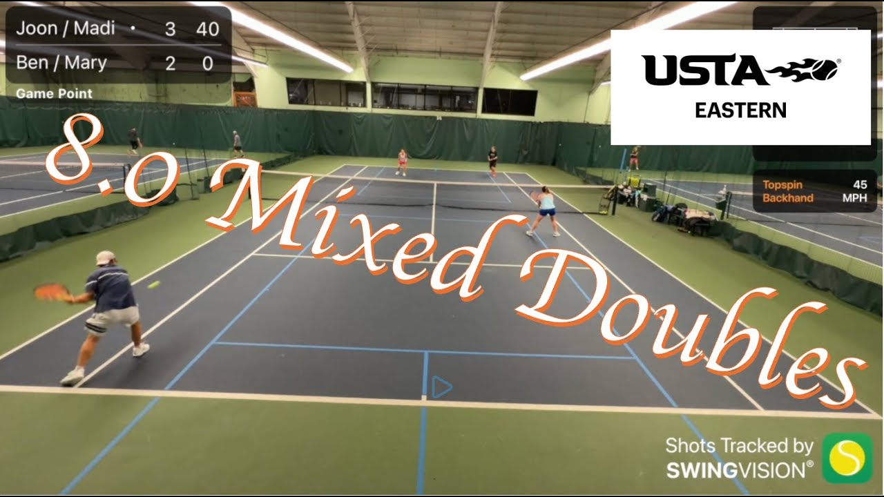 [40-LOVE] USTA 8.0 Mixed Doubles 🎾