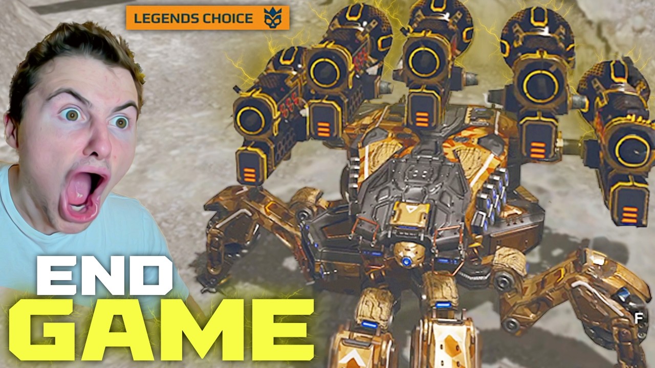 Это просто безумие... 5x Ue Taran Ravager 1, уничтожает всё в War Robots.