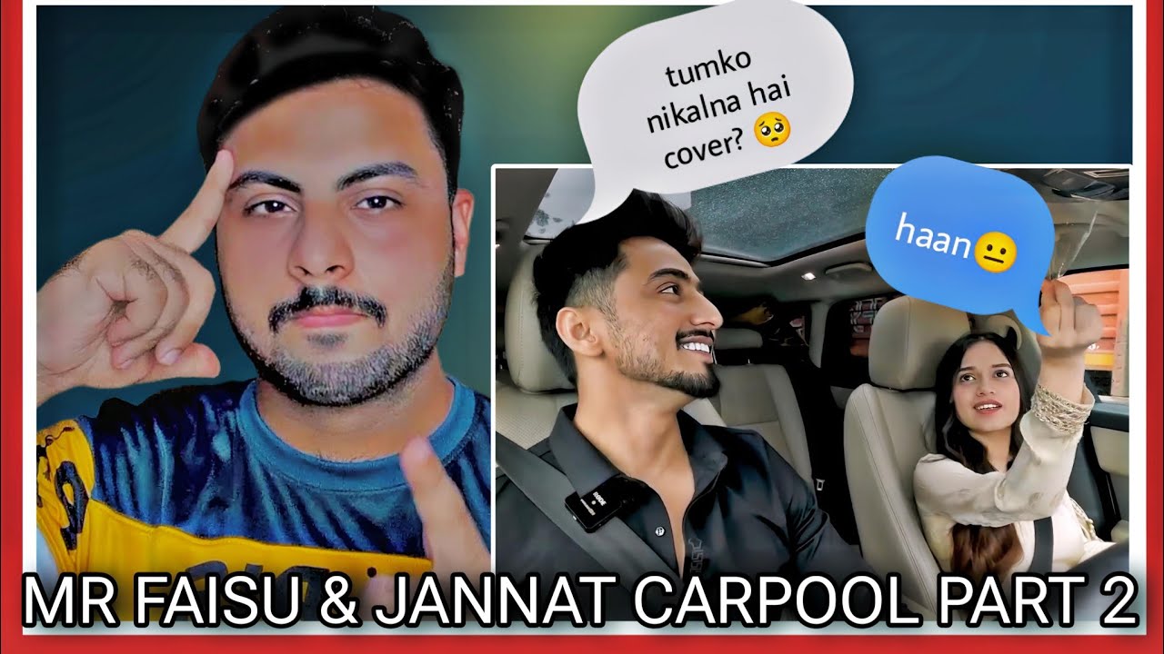 PAKISTANI REACTION ON FAINAT | LONG DRIVE WITH MR. FAISU FT JANNAT ZUBAIR | VLOG PART 2