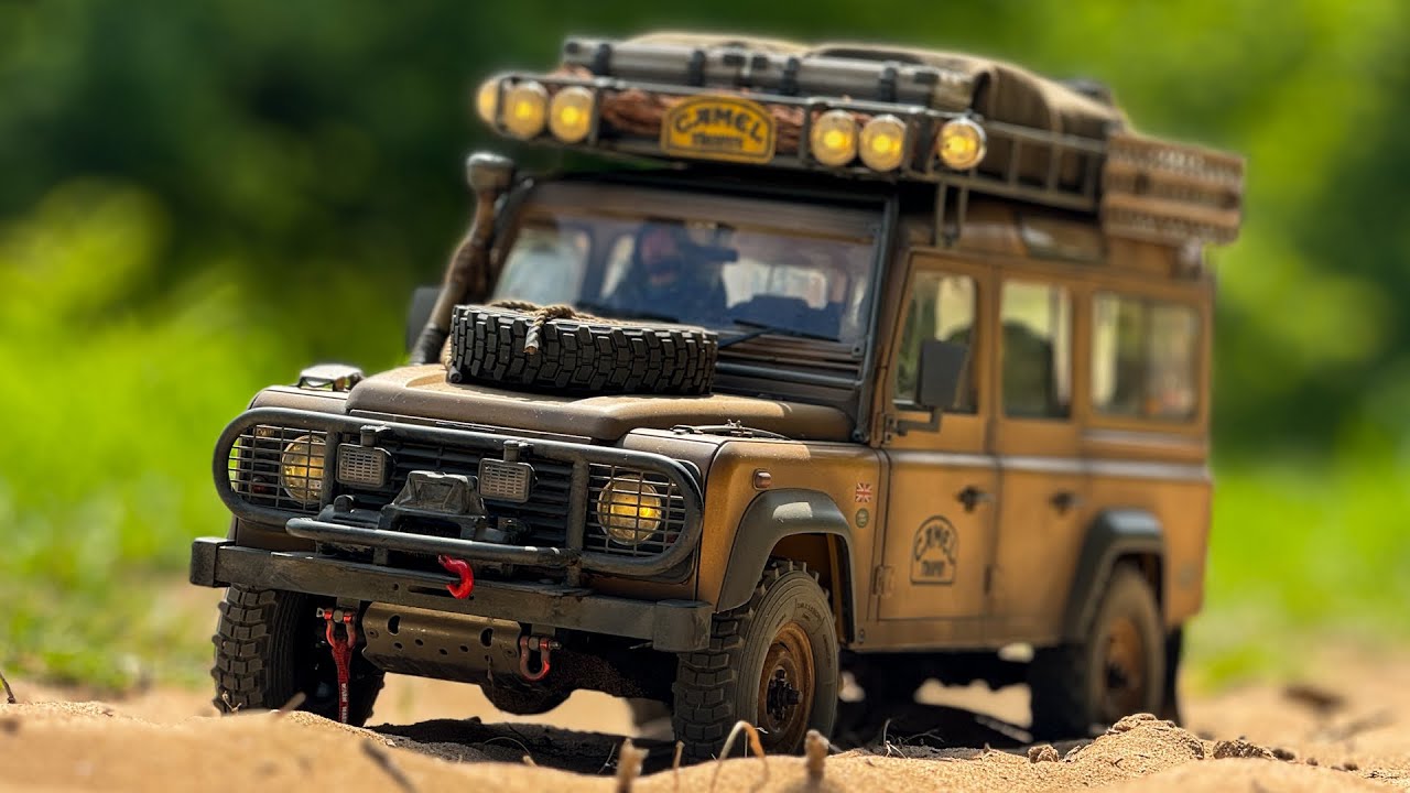 Camel Trophy Scale Rc Adventure: Land Rover D110 Brx02 Rc Offroad 4x4