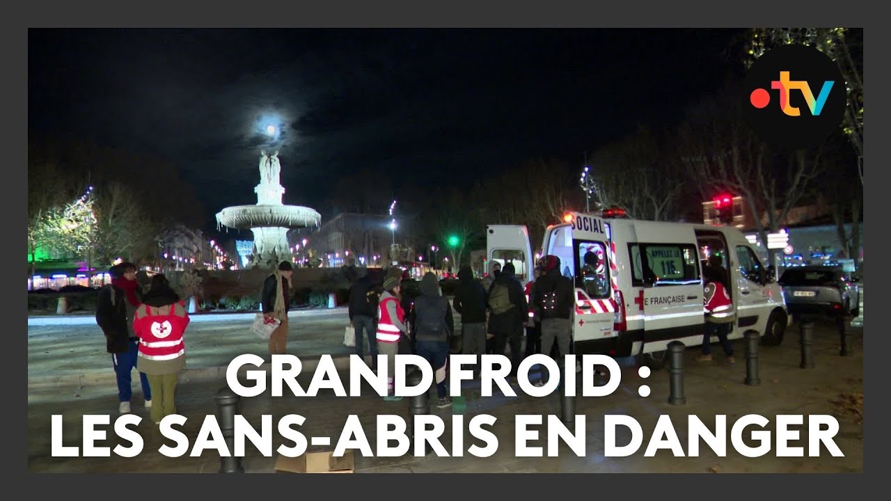 Alerte grand froid : maraude organisée par la Croix Rouge pour venir en aide aux SDF