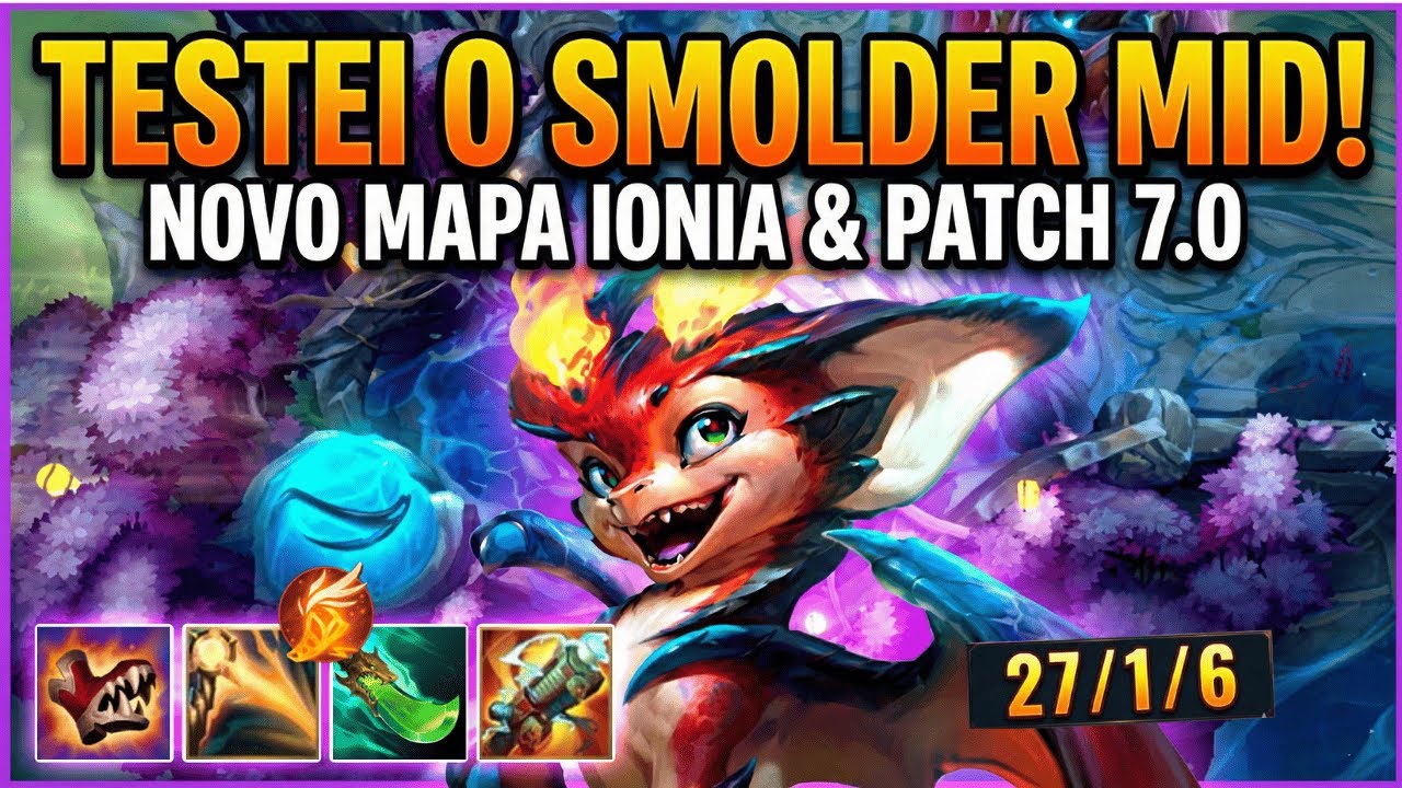 O NOVO REI DO MID? 👑 SMOLDER TÁ QUEBRADO NO PATCH 7.0!