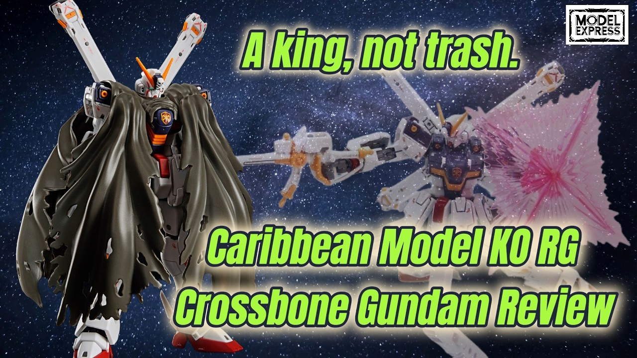 Король, а не мусор. Обзор модели Caribbean Model KO RG Crossbone Gundam #gundam #gunpla