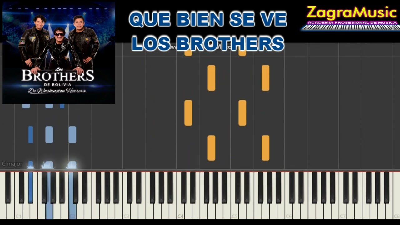 LOS BROTHERS - QUE BIEN SE VE - TUTORIAL TECLADO - PST GRATIS