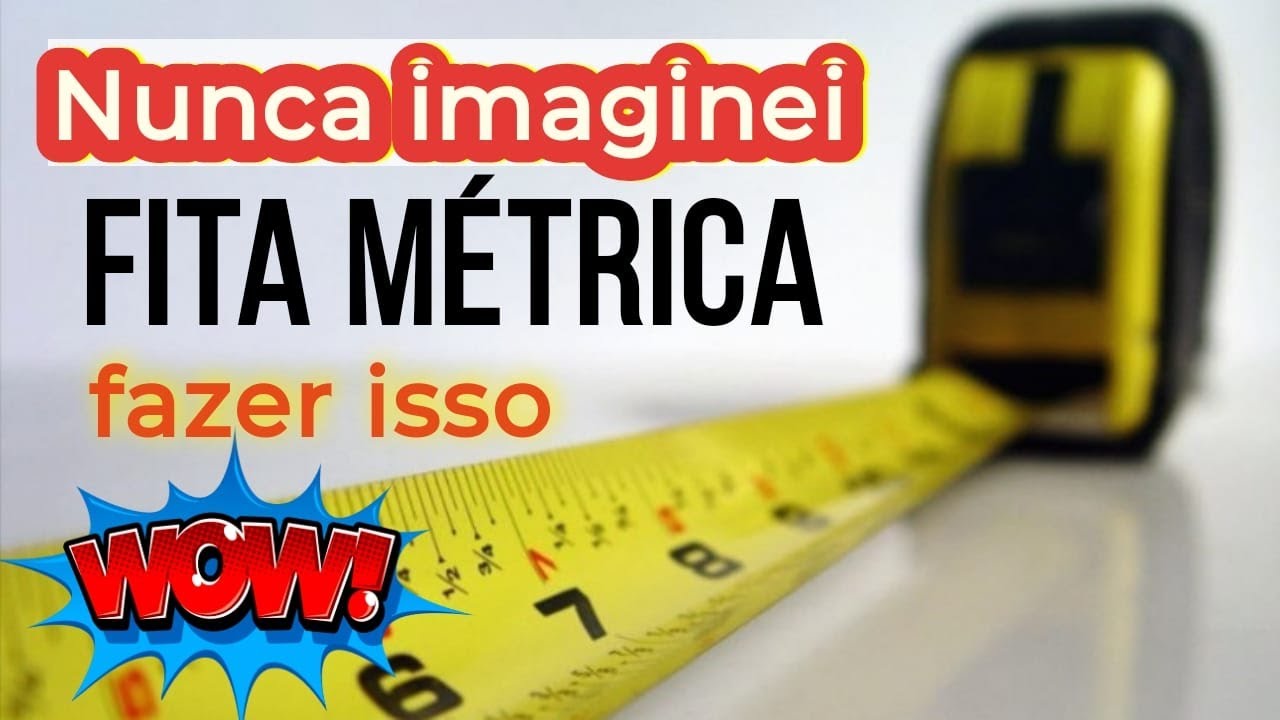 FITA MÉTRICA COMO USAR SEGREDOS OCULTOS