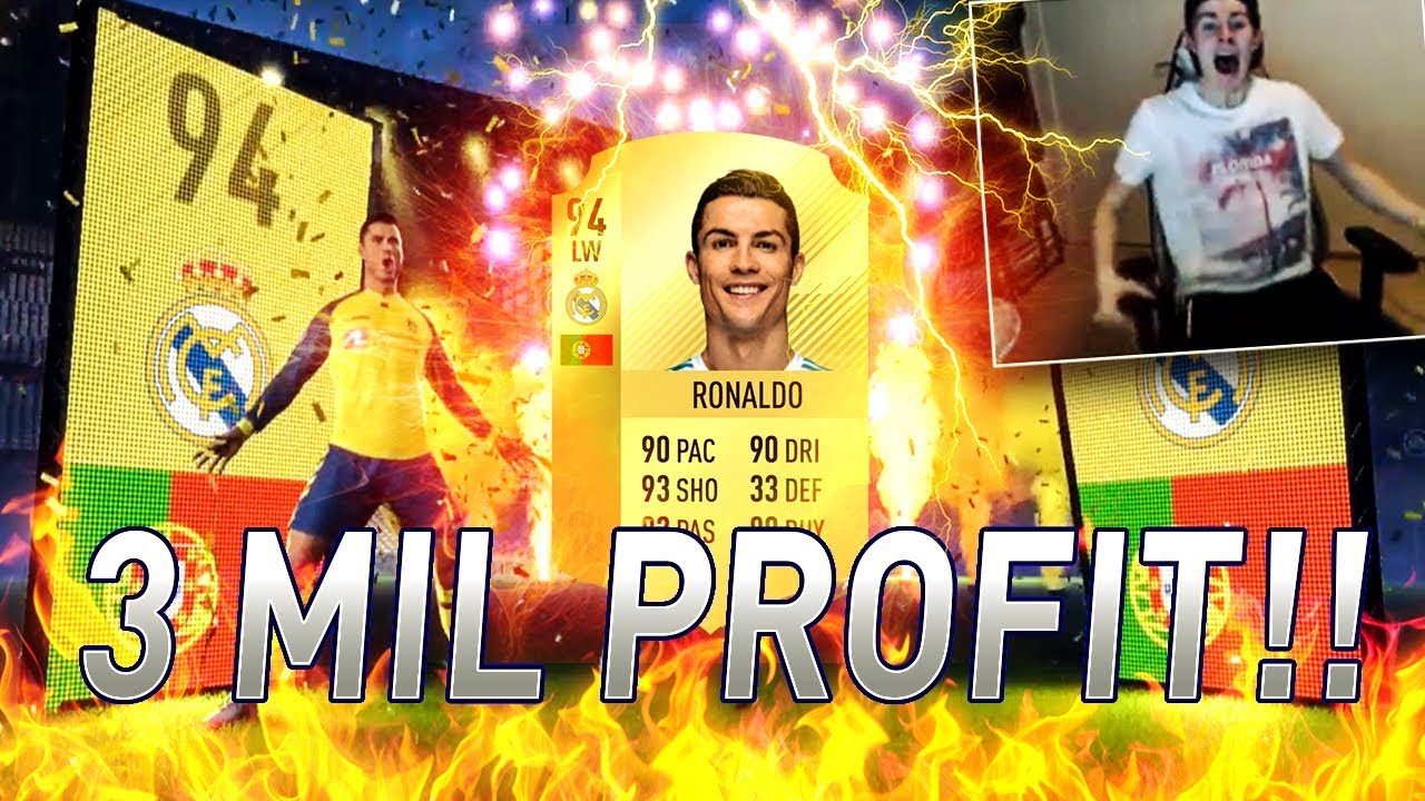 JEG PACKER RONALDO!!! 3 MIL+ PROFIT I MIN SYGESTE PACKOPENING NOGENSINDE!!!