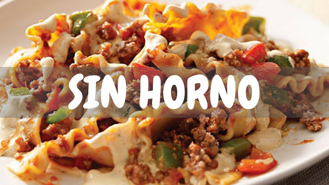 LASAÑA SIN HORNO | ALE DE NAA
