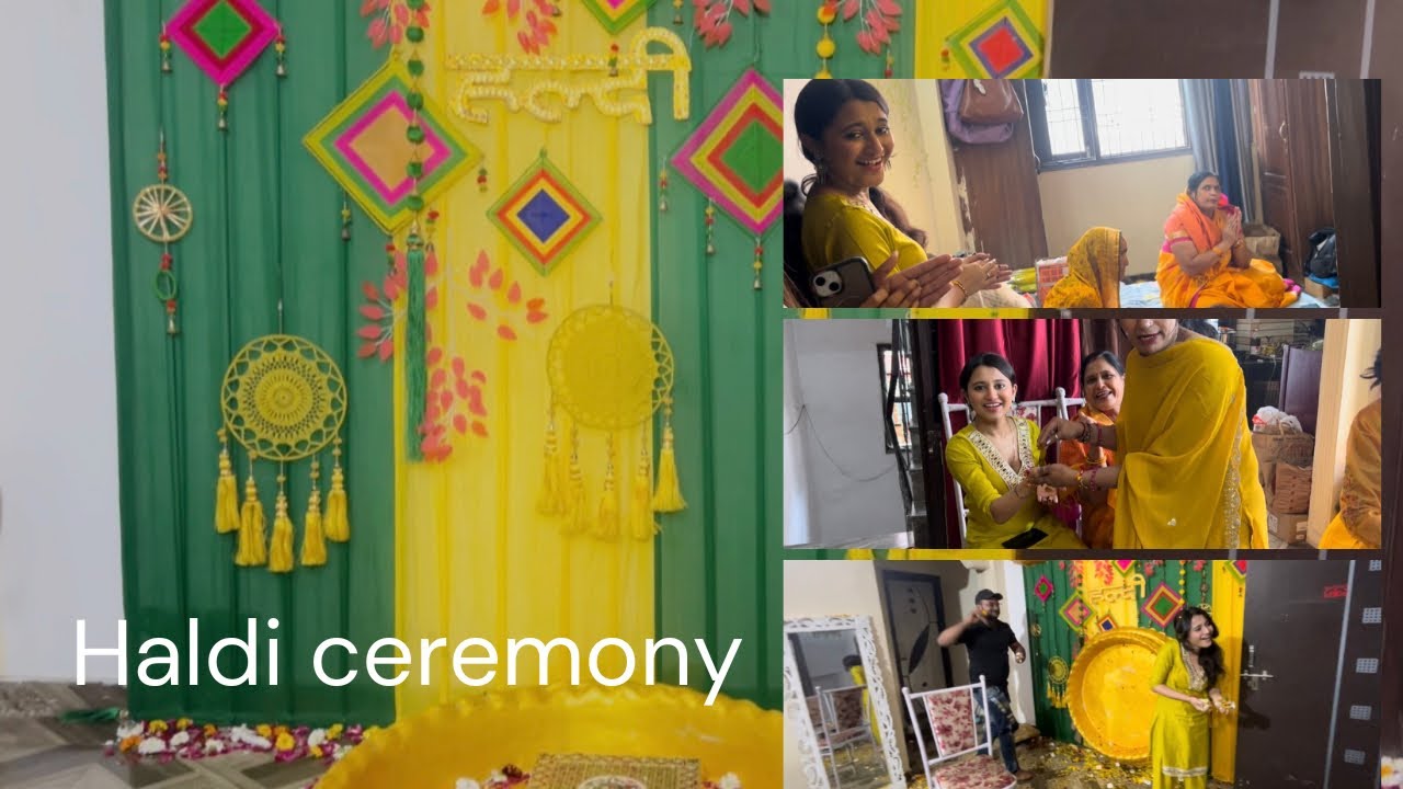 Shaadi Functions Begin 💛 | Haldi Ceremony Vlog ✨