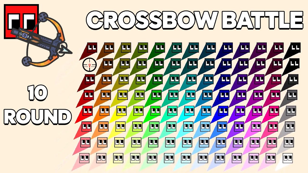 Crossbow Arena 2 - Only One Crossbow for 100 Color Squares | Square League