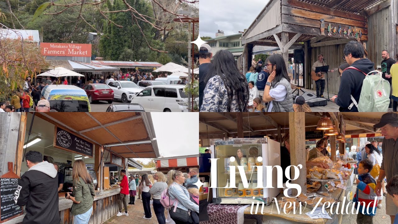 Living in New Zealand | Going to Matakana Village Farmer’s market and spending time with friends
