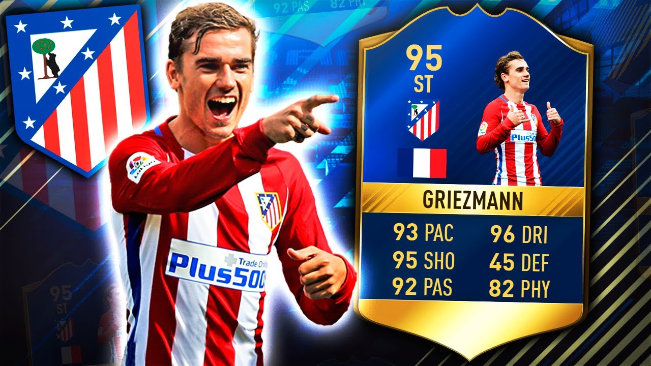 TOTS GRIEZMANN 95!! THE BEST FRENCH STRIKER! FIFA 17 ULTIMATE TEAM