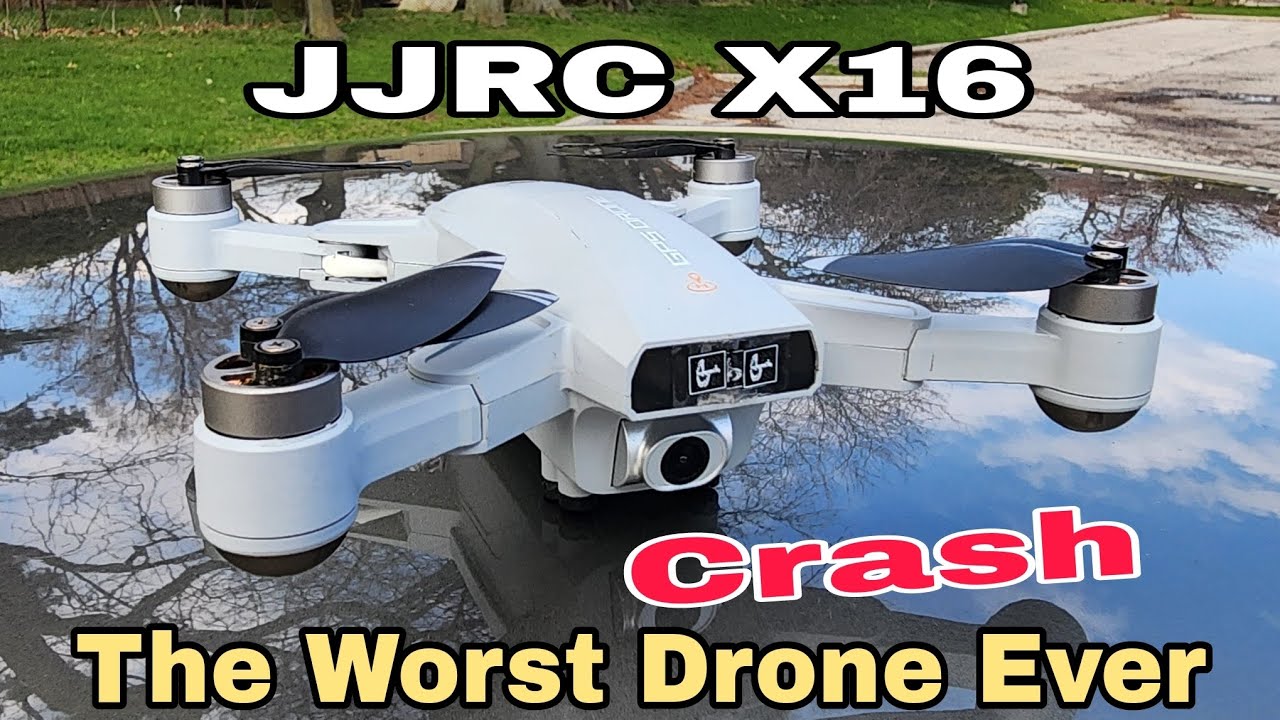 The Worst Drone I've Ever Bought! (JJRC X16 Brushless GPS Mini Drone crash)