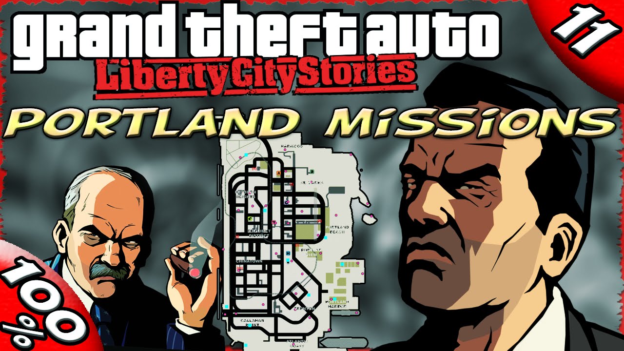 GTA LCS [:11:] LAST Portland Missions [100% Walkthrough]