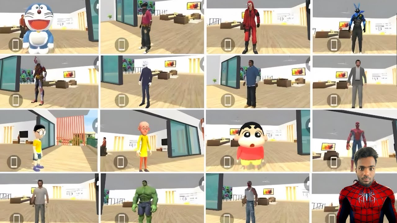 TOP 50 CHARACTERS IN INDIAN THEFT AUTO SIMULATOR GAME || INDIAN THEFT AUTO SIMULATOR NEW UPDATE