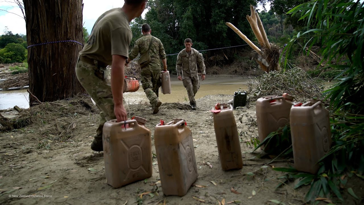 New Zealand Army: Rissington resupply task (Cyclone Gabrielle)