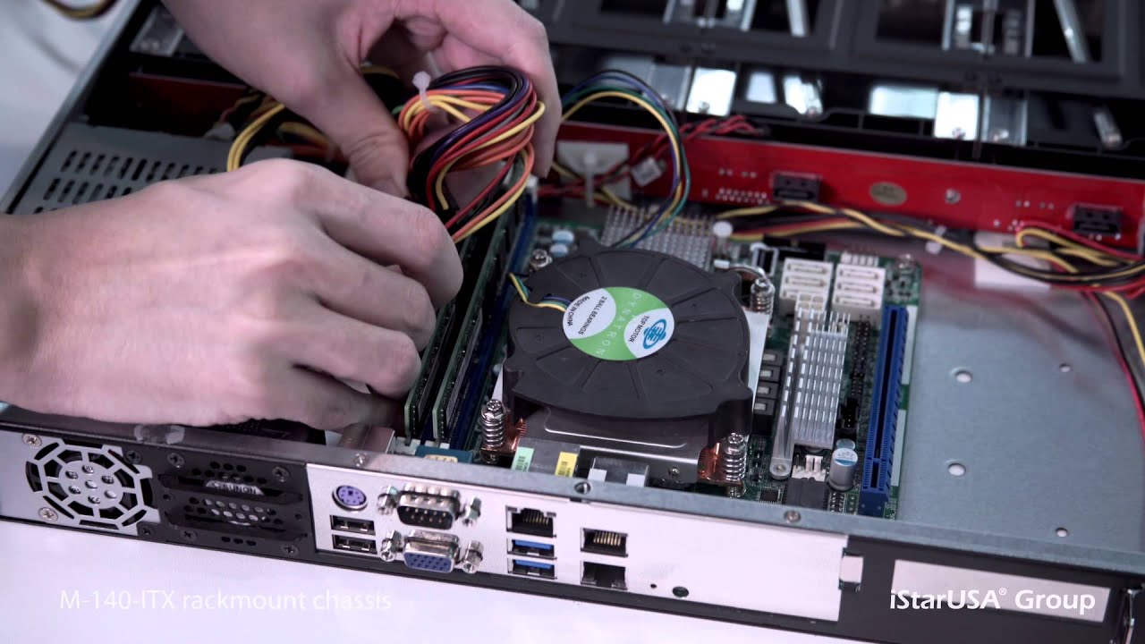 How to build a NAS with the iStarUSA M-140-ITX  4x 3.5