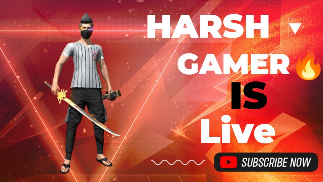 Harsh Gamer Is Live🔥 in Free Fire 🔥!!!!!