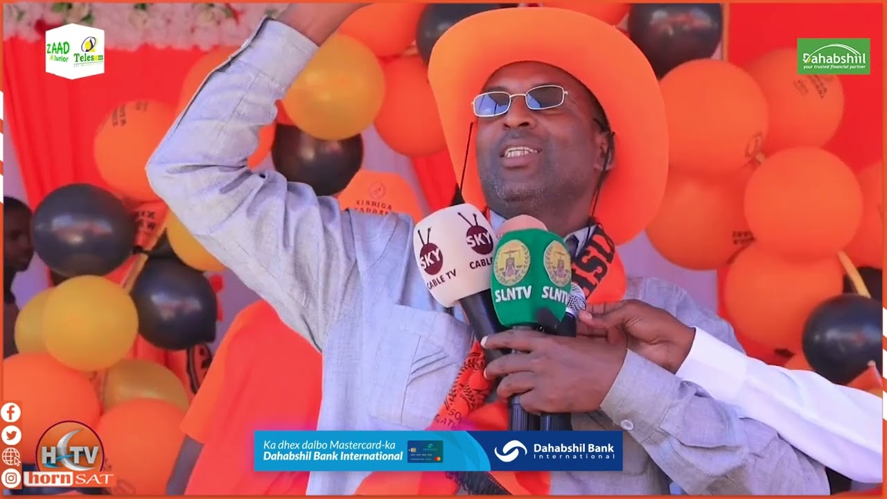 Taagerayasha  Xisbiga Waddani Oo Iskugu Soo Baxay Degmada Sheekh.