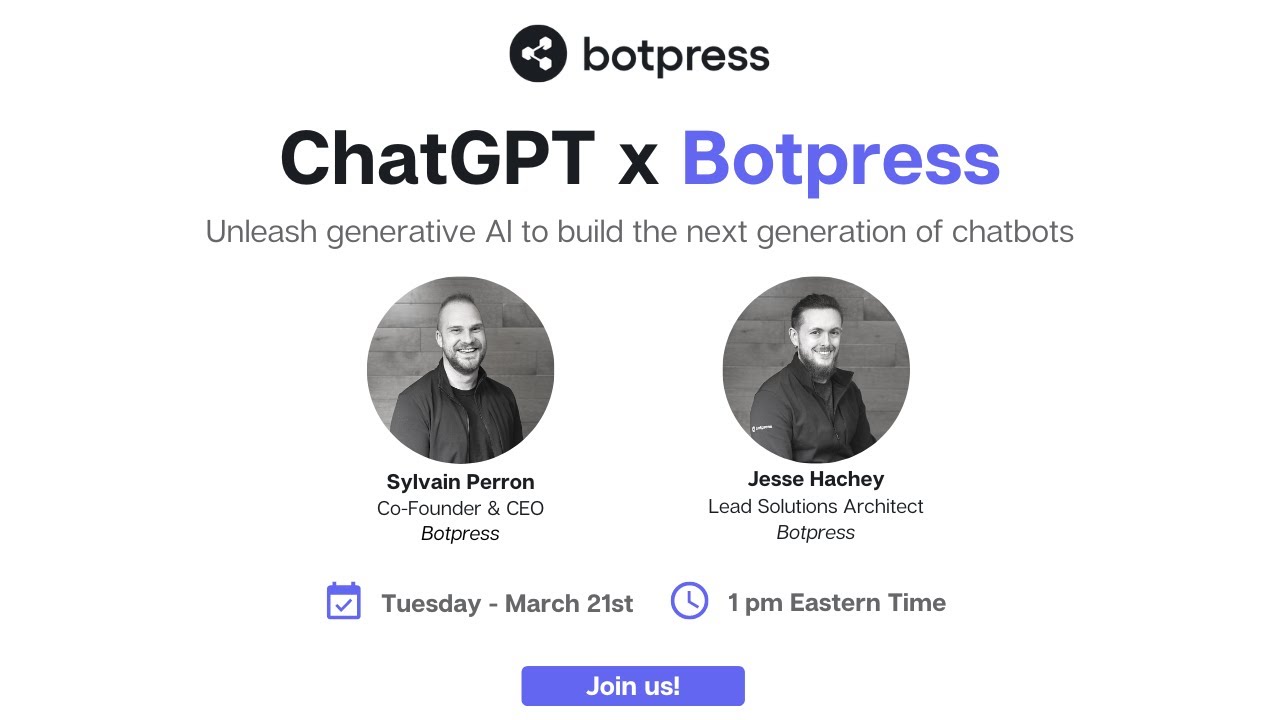ChatGPT x Botpress: unleash generative AI to build the next generation of chatbots