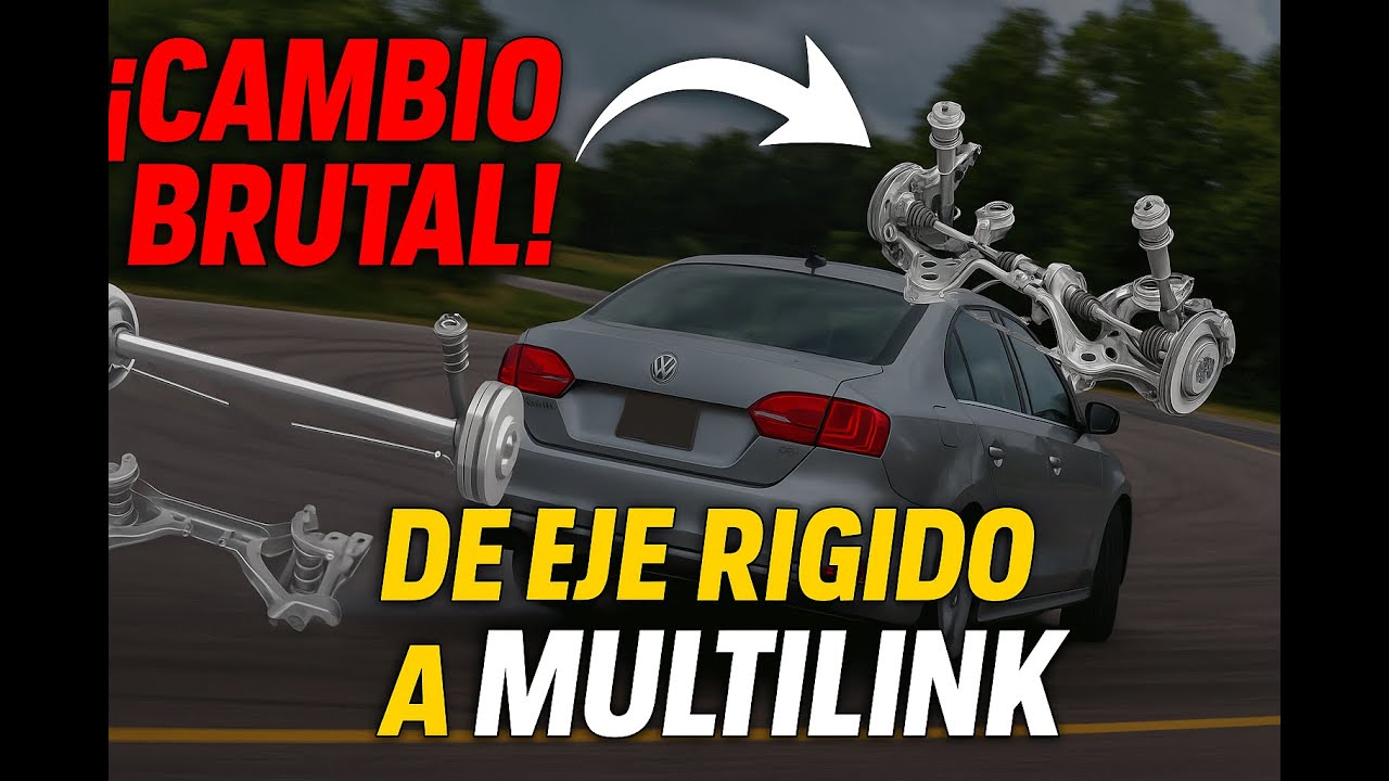 VW jetta / Vento MK6 2.5 - Eje RIGIDO a INDEPENDIENTE - CAMBIO BRUTAL!!