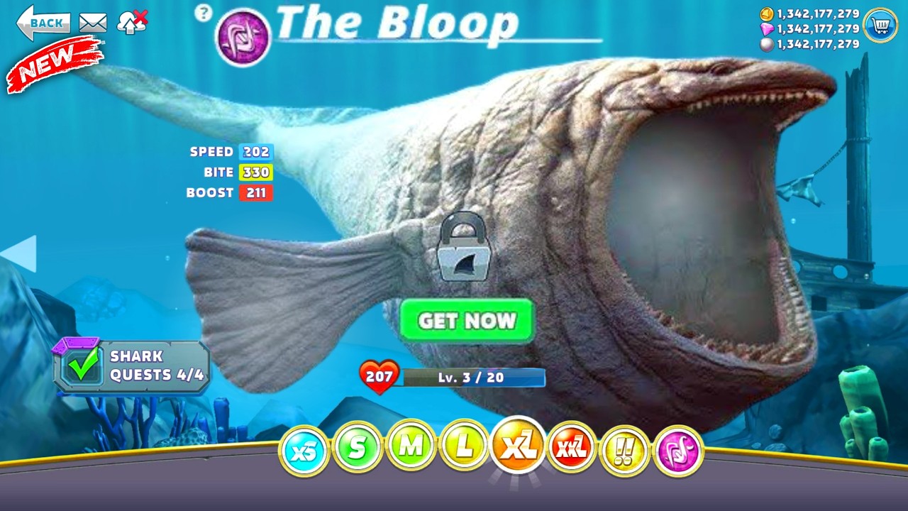 HUNGRY SHARK WORLD UNLOCKING ALL Sharks - Hungry Shark World All Sharks Gameplay