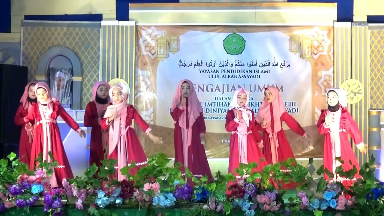 PENTAS SENI- HAFLATUL IMTIHAN KE-III MD ULUL ALBAB AS SAYADI PACANGGAAN PANGARENGAN SAMPANG / VI
