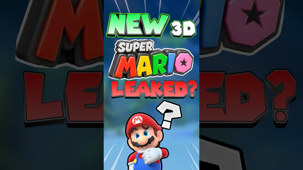 Утечка информации о следующей 3D-игре про Марио???