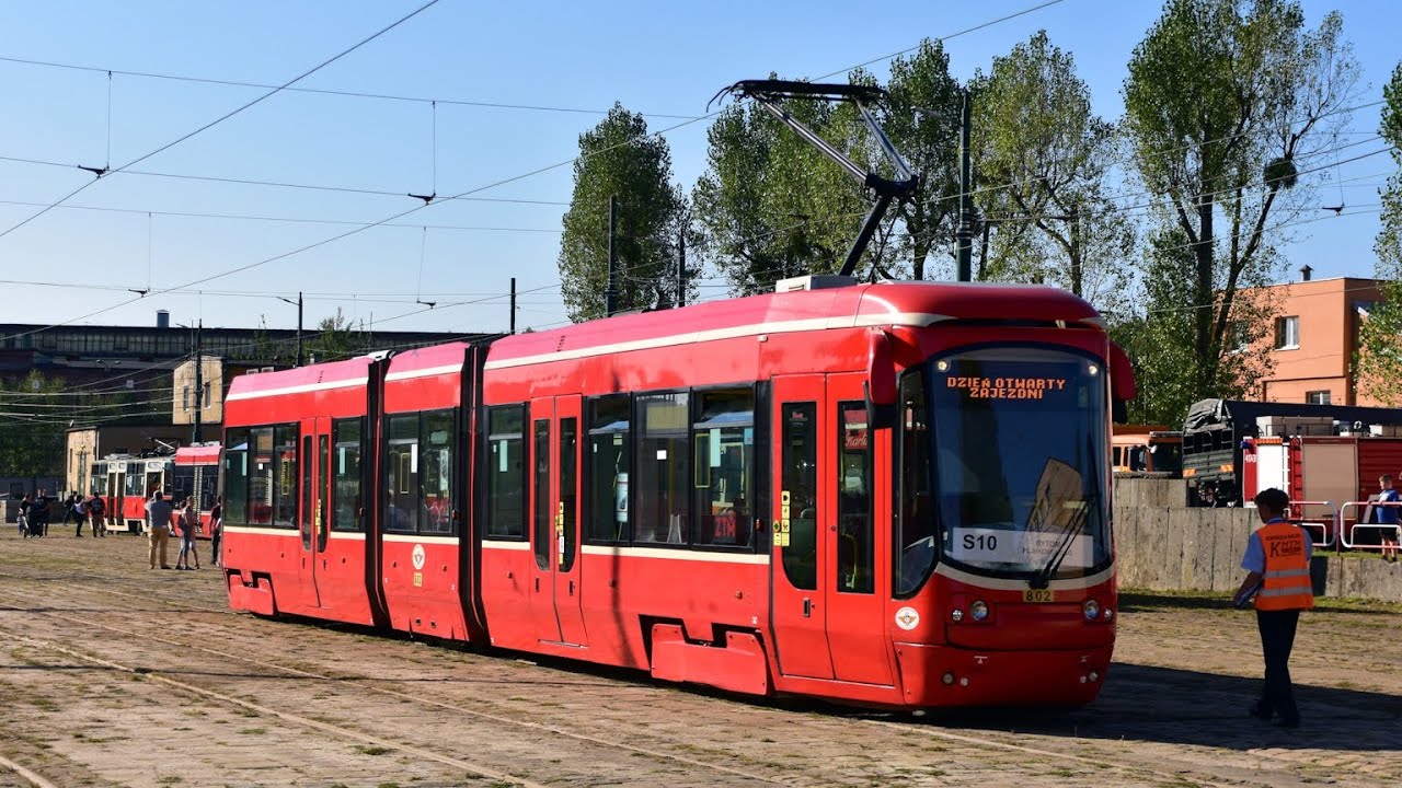 Alstom 116Nd #802 - Tramwaje Śląskie (Przejazd, S10) ♪ Przekładnia ♪