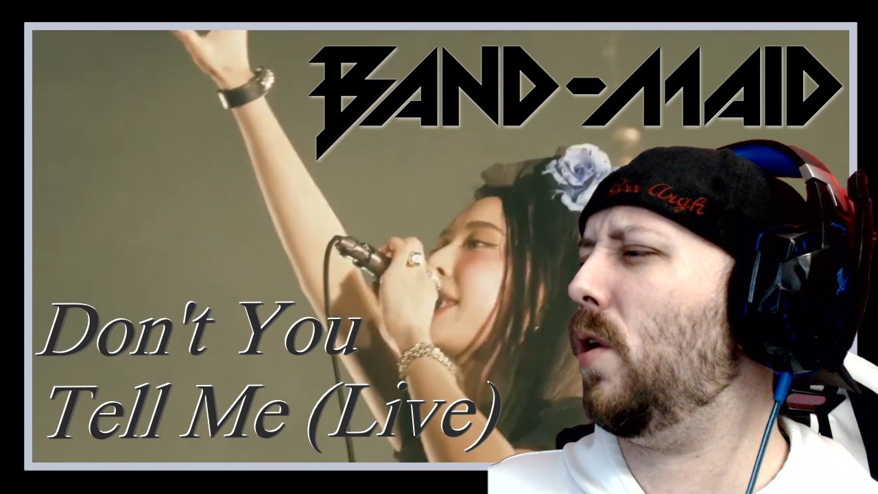 BAND-MAID / Don't You Tell Me (Live) REACTION | Metal Musician Reacts