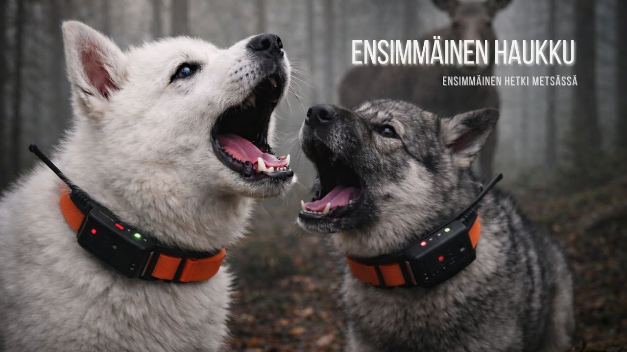 Ensimmäinen haukku – nuoren metsästyskoiran ensimmäinen hetki metsässä