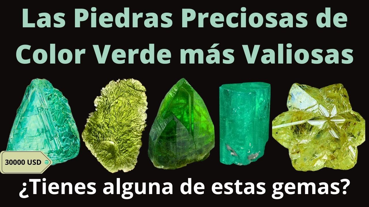 Las 10 Piedras Preciosas de Color Verde más Valiosas del Mundo ¿Tienes alguna de estas gemas?
