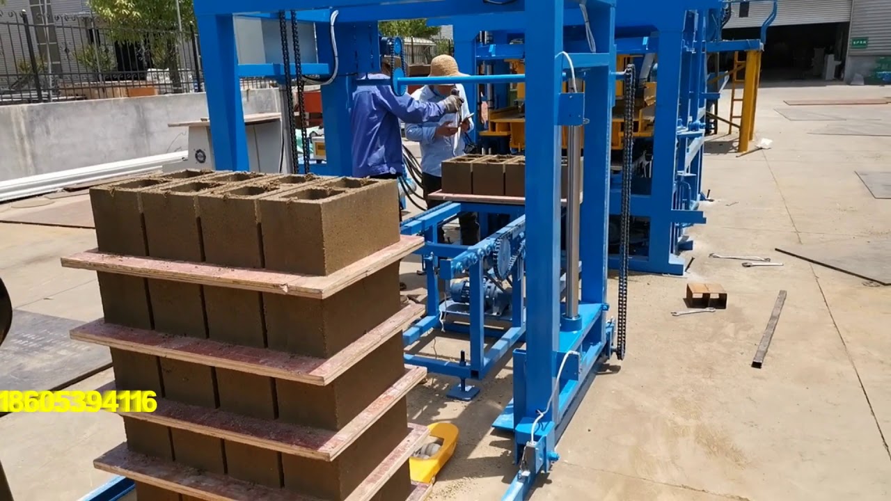 QT4-15 concrete hollow block machine/cement brick making machine