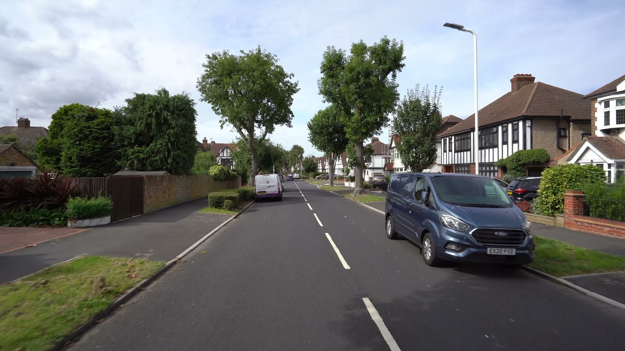 4K Drive London Upminster Travel Journey around East London's neighbourhood in 4K