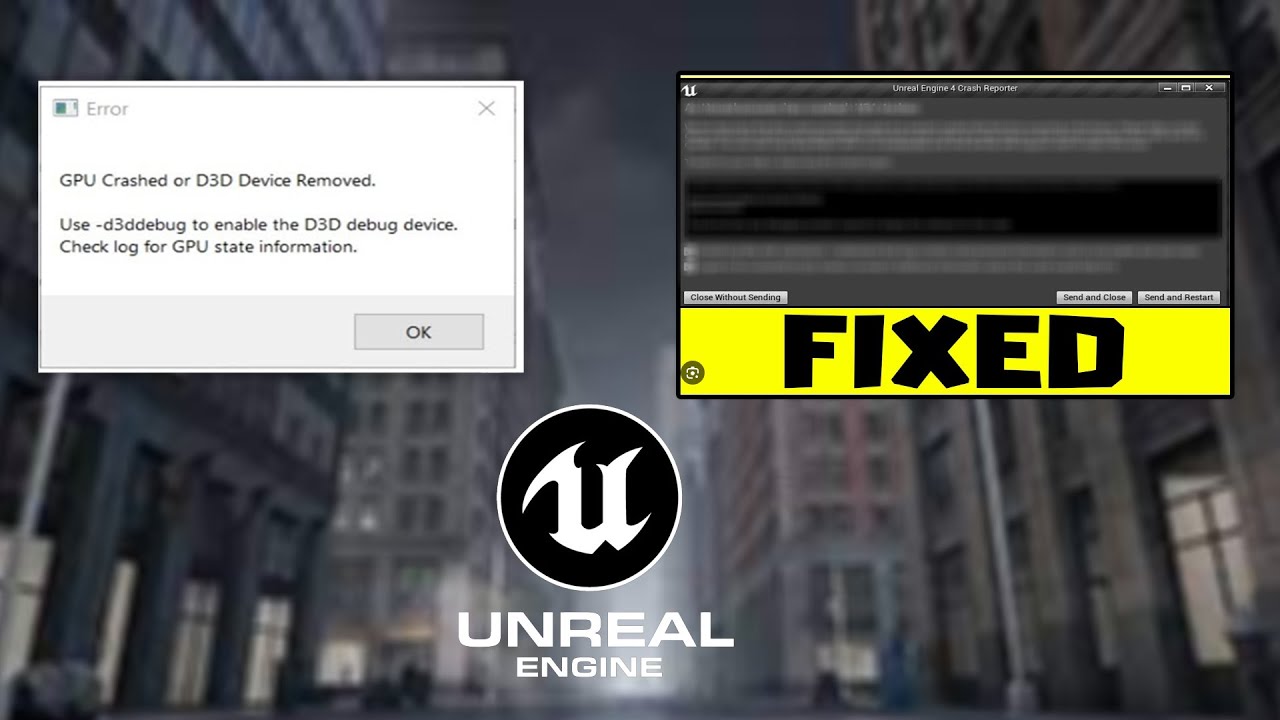 how to fix unreal engine 5 Crashed or D3D Device Removed Fix | ue5