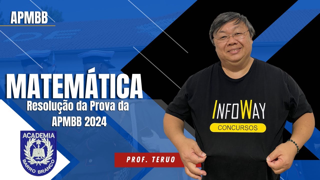 Resolução da Prova  APMBB 2024 |  Matemática Barro Branco