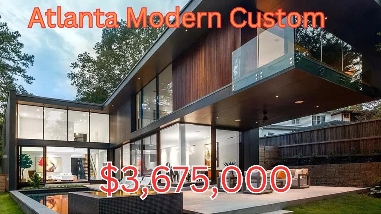 Atlanta Home For Sale. Absolutely Stunning Contemporary Home Design