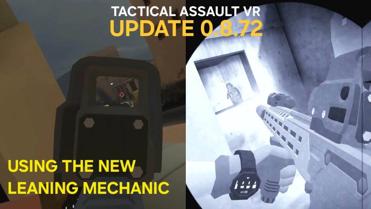 NEW LEANING MECHANIC in Tactical Assault VR 0.8.72 | Lonewolf | Quest 3