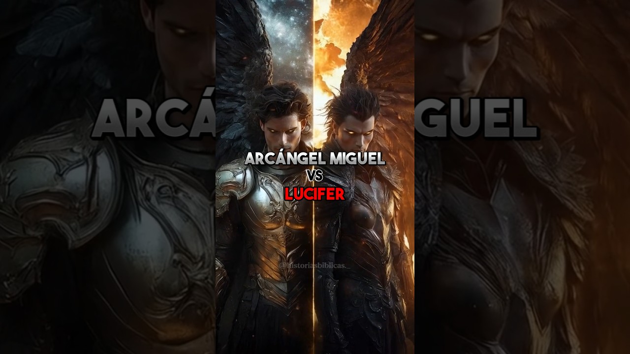 El Arc&aacute;ngel Miguel vs Lucifer⚔️ | #dios #arcangelmiguel #lucifer #biblia #hist&oacute;riasb&iacute;blicas